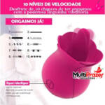 Vibrador Simulador de Sexo Oral com Língua - HotFlower
