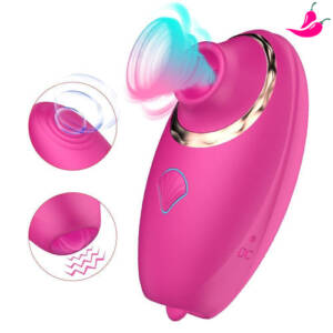Vibrador Feminino Sugador de Clitóris; Simulador de Sexo Oral com Linguinha - Sexwell