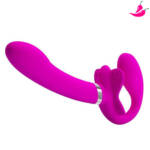 Vibrador Strapless com Dupla Usabilidade e 12 Modos Vibrativos - Valerie Pretty Love