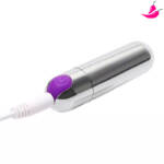Vibrador Bullet Massageador Recarregável - 10 Vibrações