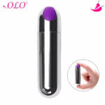 Vibrador Bullet Massageador Recarregável - 10 Vibrações