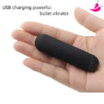 Vibrador Bullet Massageador Recarregável - 10 Vibrações