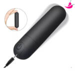 Vibrador Bullet Massageador Recarregável - 10 Vibrações