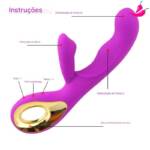 Vibrador Rabbit Multi Estimulador Feminino - Sex Angel