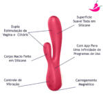 Satisfyer Mono Flex - Vibrador e Estimulador Multifuncional com controle via APP