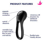 Satisfyer Majestic Duo - Anel Peniano