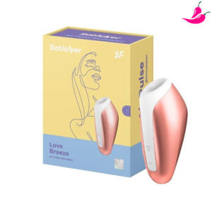 Satisfyer Love Breeze - Estimulador Clitoriano com 11 Modos de Ondas de Pressão à Prova D’Água