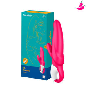 Satisfyer Mr. Rabbit - Estimulador Vaginal e Clitoriano a Prova da Água Com 12 Modos de Vibração à Prova D’Água