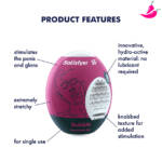 Satisfyer Masturbator Egg - Bubble