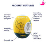 Satisfyer Masturbator Egg - Fierce