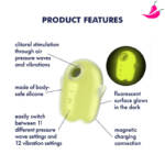 Satisfyer Glowing Ghost - Vibrador e Estimulador de Clitóris