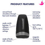 Satisfyer Men Heat Vibration - Estimulador Peniano