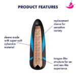 Satisfyer Lusty Tongues - Acessório para Masturbadores