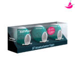 Conjunto de ovos de masturbação, 3 peças - Noughty