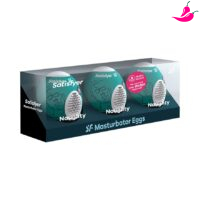 Conjunto de ovos de masturbação, 3 peças - Noughty