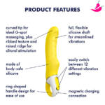 Satisfyer Yummy Sunshine - Vibrador e Estimulador de Clitóris