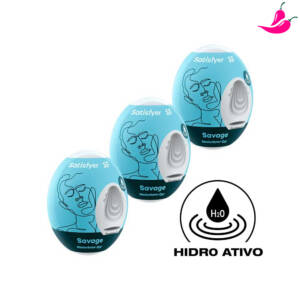 Conjunto de ovos de masturbação, 3 peças - Savage