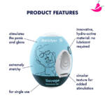 Conjunto de ovos de masturbação, 3 peças - Savage