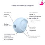 Satisfyer Sugar Rush - Estimulador de Clitóris, Pulsa e Vibra, 11 Níveis de Pulsações, 12 Modos de Vibração à Prova D’Água