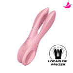 Satisfyer Threesome 1 - Estimulador de Clitóris com 12 Modos de Vibração à Prova D’Água