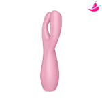 Satisfyer Threesome 3 -  Estimulador de Clitóris com 12 Modos de Vibração à Prova D’Água