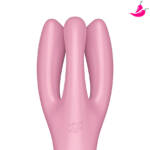 Satisfyer Threesome 3 -  Estimulador de Clitóris com 12 Modos de Vibração à Prova D’Água