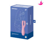 Satisfyer Threesome 3 -  Estimulador de Clitóris com 12 Modos de Vibração à Prova D’Água