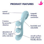 Satisfyer Tri Ball 2 - Vibrador e Estimulador de Clitóris