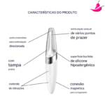 Satisfyer Twirling Delight - Vibrador para Estimulo Corporal e Clitoriano à Prova D’Água