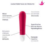 Satisfyer Ultra Power Bullet 1 - Estimulador de Clitóris com 12 Modos de Vibração à Prova D’Água