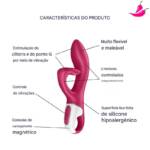 Satisfyer Embrace Me - Estimulador de Clitóris e Ponto G com Motor Duplo e 12 Modos de Vibrações Potentes à Prova D’Água