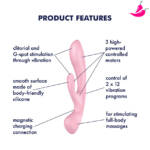 Satisfyer Triple Oh - Vibrador Rabbit