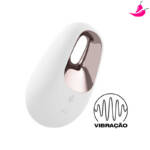 Satisfyer White Temptation - Estimulador de Clitóris com 10 Modos de Vibração e 5 Intensidades à Prova D’Água
