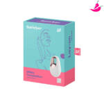 Satisfyer White Temptation - Estimulador de Clitóris com 10 Modos de Vibração e 5 Intensidades à Prova D’Água