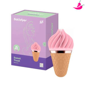 Satisfyer Sweet Treat - Estimulador de Clitoris com 5 Modos de Vibração e Rotação à Prova D’Água