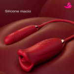 Masturbador Vibra Morde e Suga Boca de Mel II