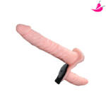 Baile Ultra Double Heads  - Cinta com Pênis Duplo em Cyber e com Vibrador