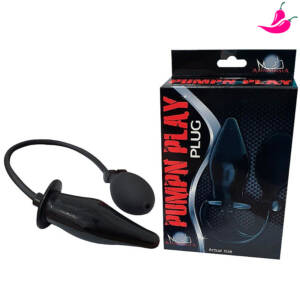 Pump Play - Plug Anal  Inflável com Pêra