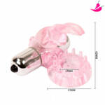 Anel Peniano Rabbit com 10 Vibrações em Jelly