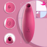 Massageador Clitoriano com Vibração e Sucção