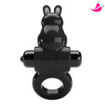 Anel Peniano Formato de Coelho com Vibrador - Pretty Love