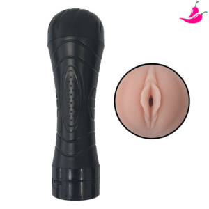 Masturbador Vagina com Vibrador em Cyberskin - Multivelocidade