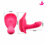 Fancy ClamShell - Vibrador e Estimulador Controle Remoto Sem Fio