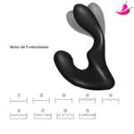 Estimulador de Próstata Triplo Vibro - Landys