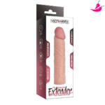 Capa Peniana Realística Flexível com Textura - 17x3,5cm