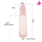 Capa Peniana em PVC - Com Extensor de 5cm