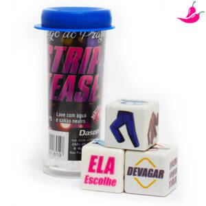 JOGO DO PRAZER STRIP TEASE - 03 DADOS