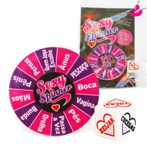Jogo de Dado Sexy Spinner com Disco