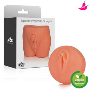 Tapa Lata em Formato de Vagina
