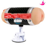 Masturbador Vagina e Ânus com Ventosa